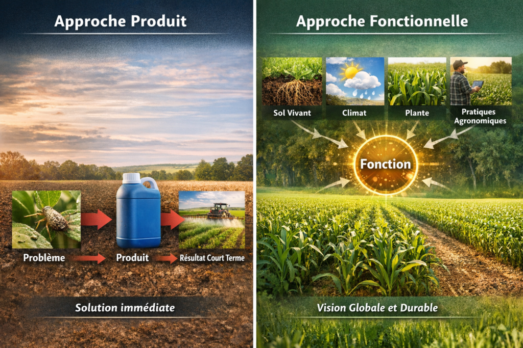 Différence entre approche fonctionnelle et approche produit